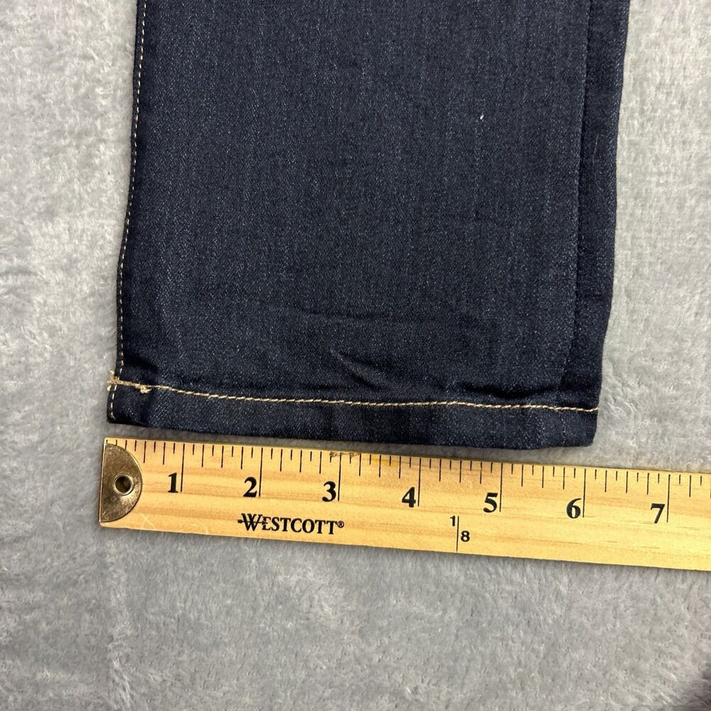 Flying Monkey Womens Jeans Dark Wash Sz. 28 Relaxed Stretch Straight Leg Capri - Picture 8 of 16